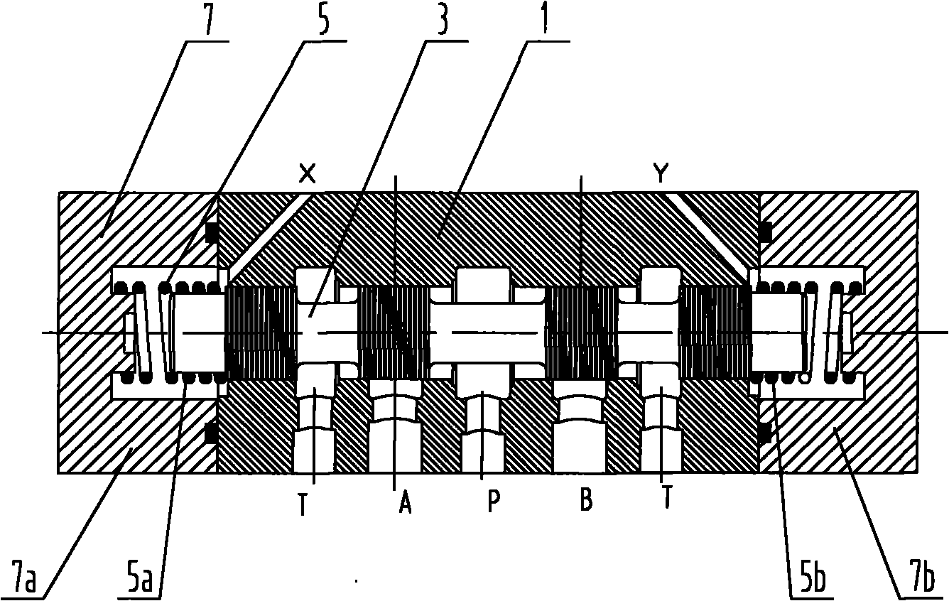 Hydraulic valve, hydraulic valve bank and control method thereof