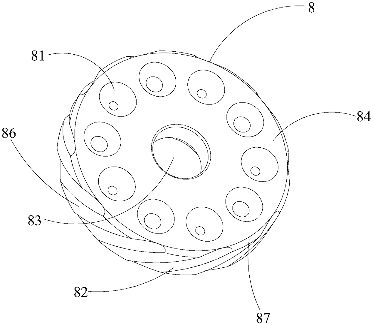 Self-adaptive damping piston and damper