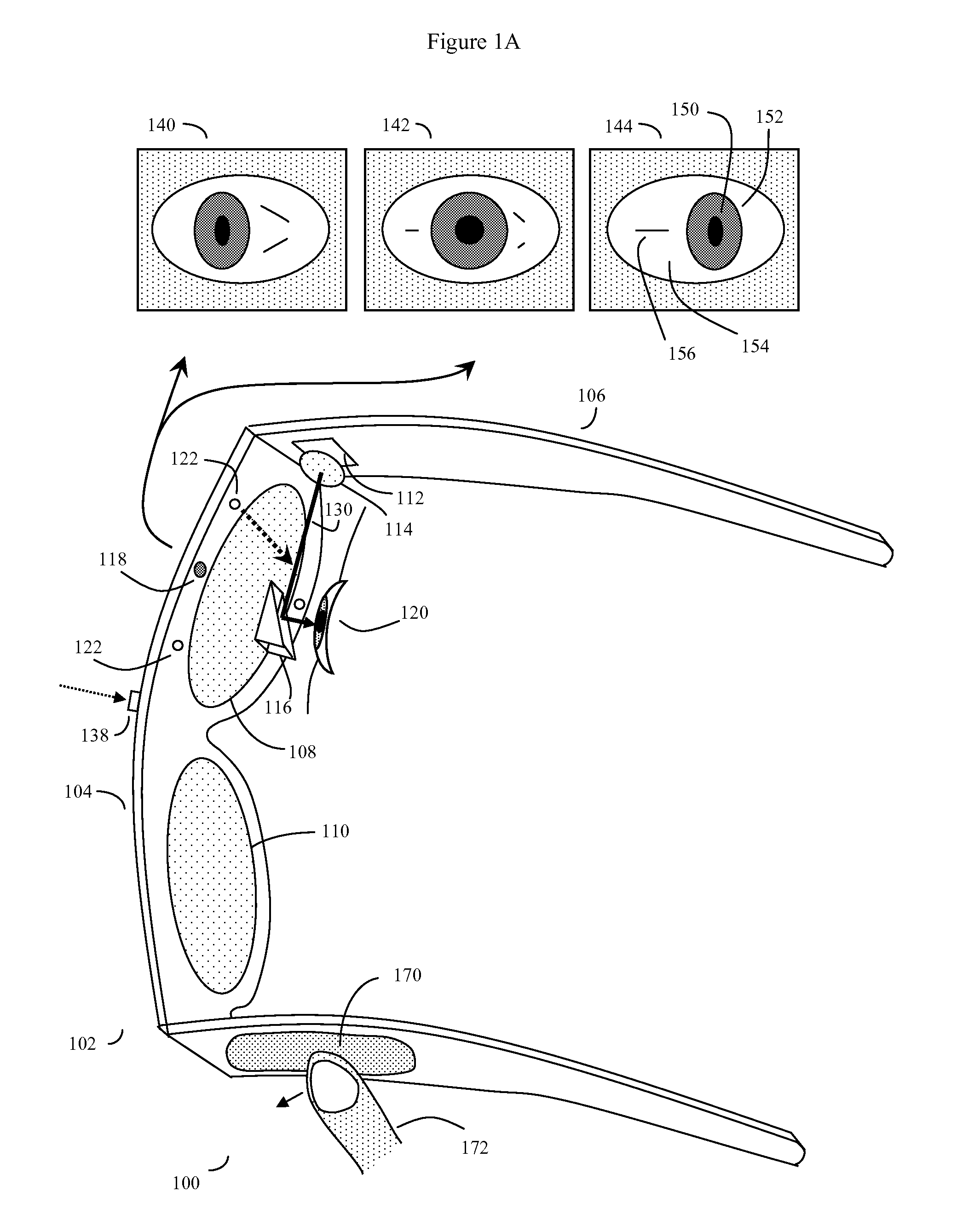 Eye-wearable device user interface and augmented reality method