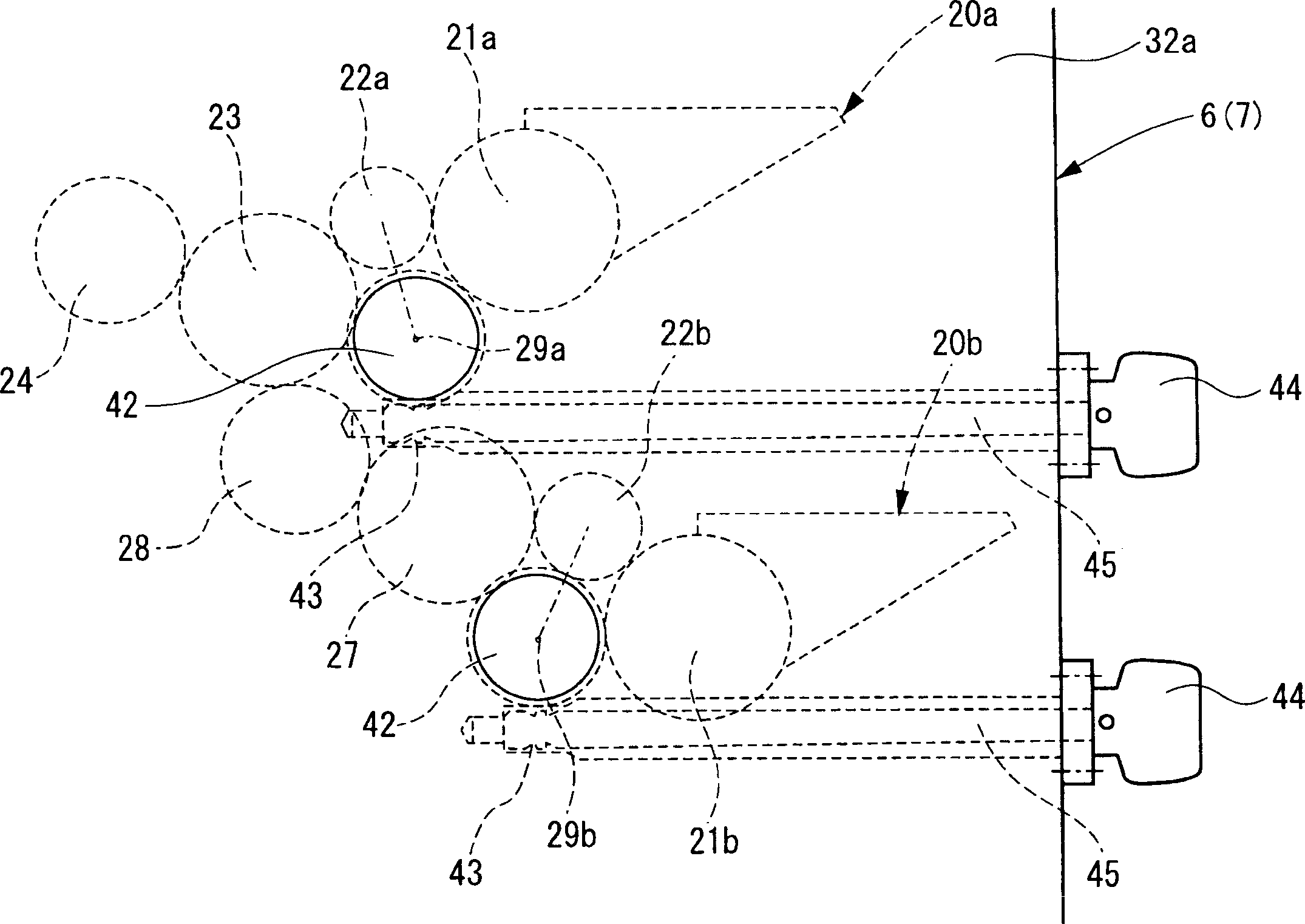 Inking device of printing press