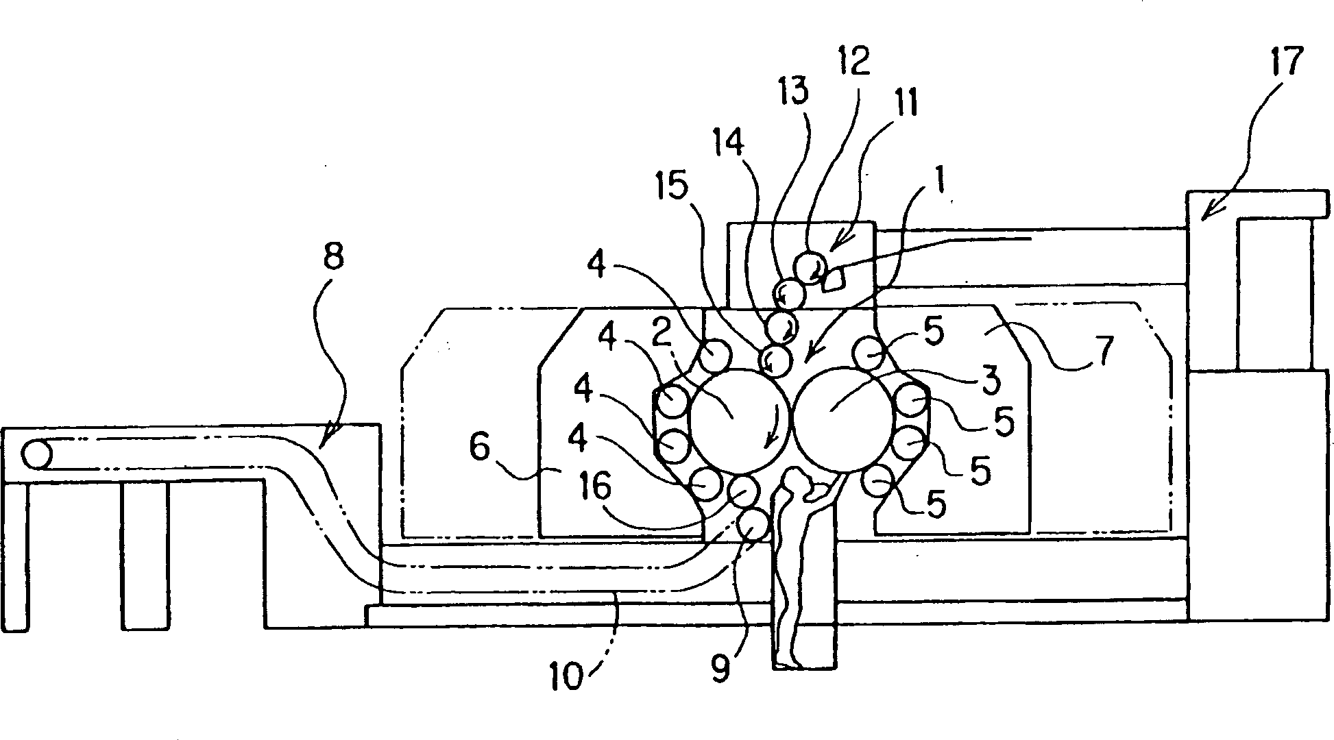 Inking device of printing press