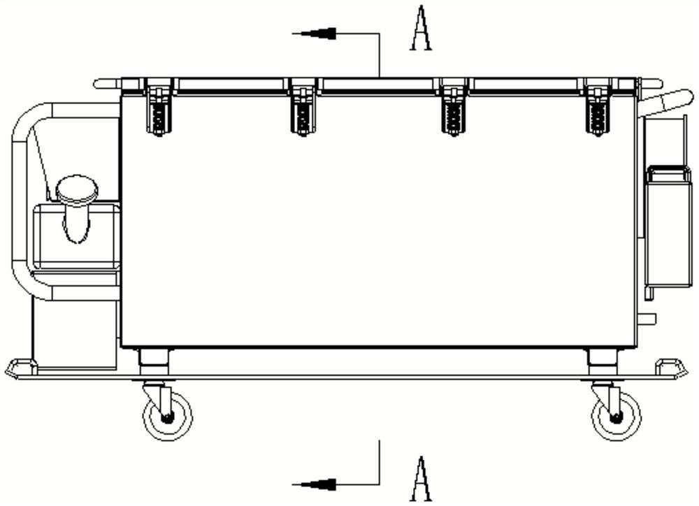 Multifunctional shallow tray ration meal supply all-in-one machine