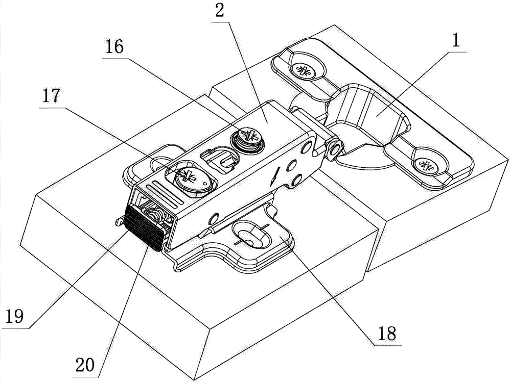 Large-cover-position furniture hinge