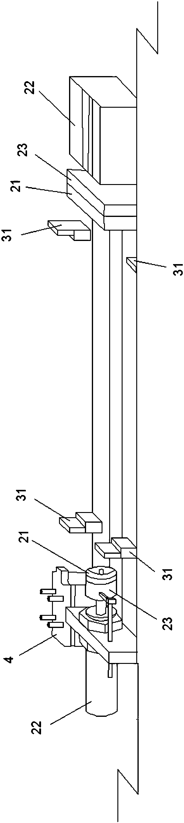 Sealing test device and test method