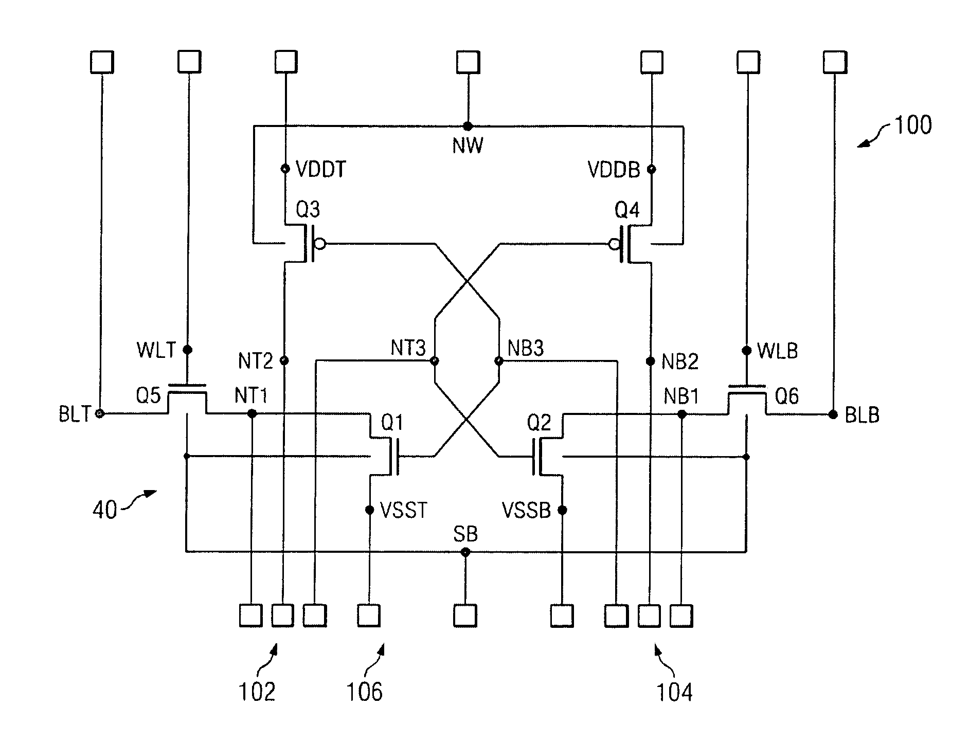 Universal structure for memory cell characterization