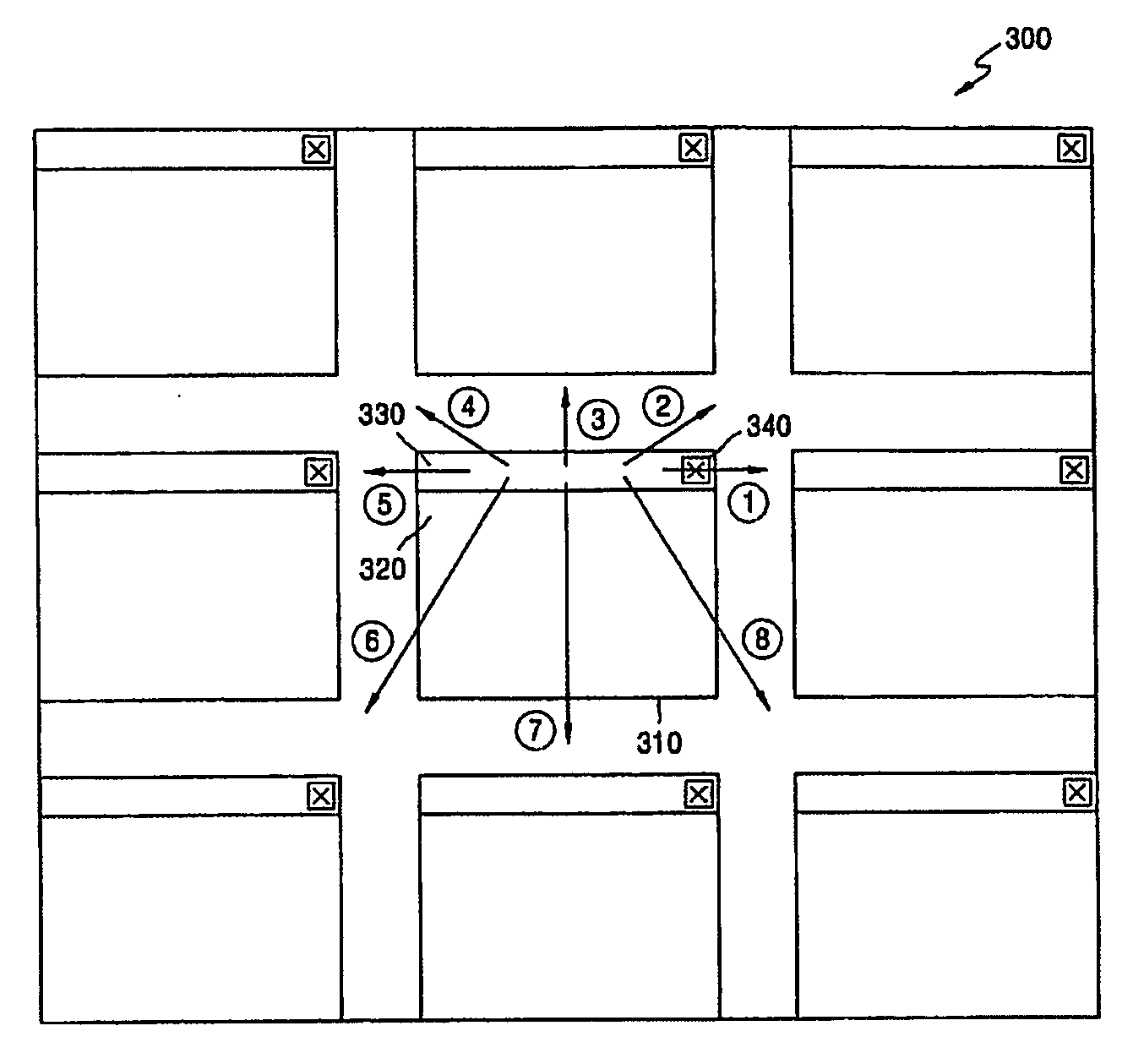 Method of controlling location of display window on display screen of information processing device and apparatus using the method