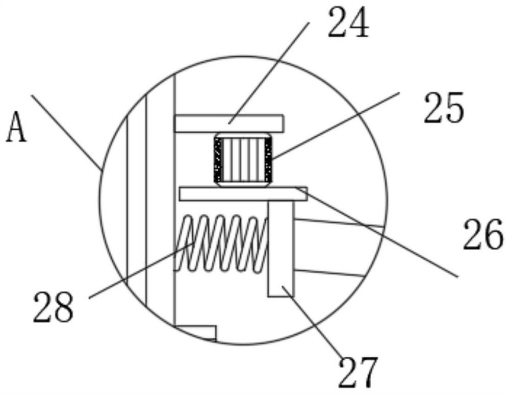 Garbage treatment device for building construction