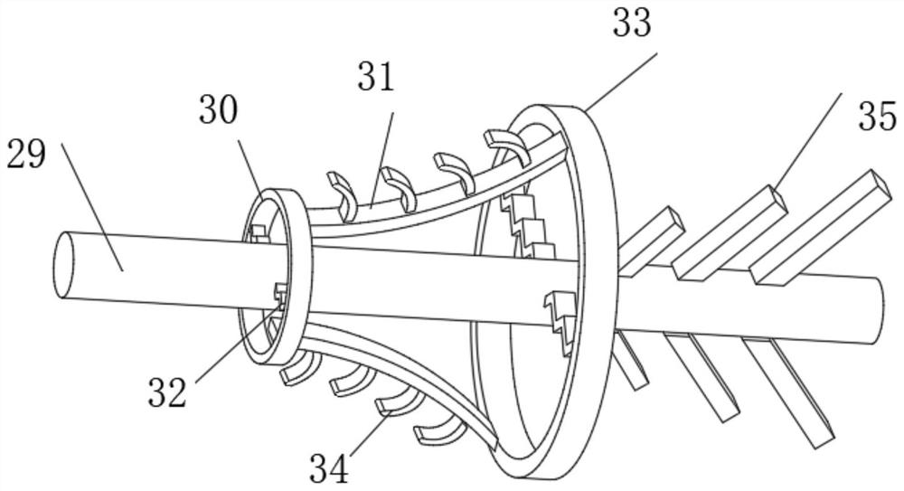 Garbage treatment device for building construction