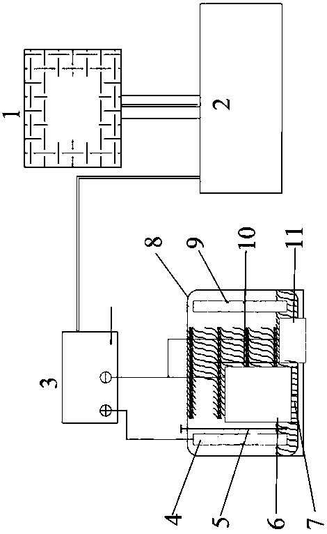 Novel cathode protection device and method of buried pipeline