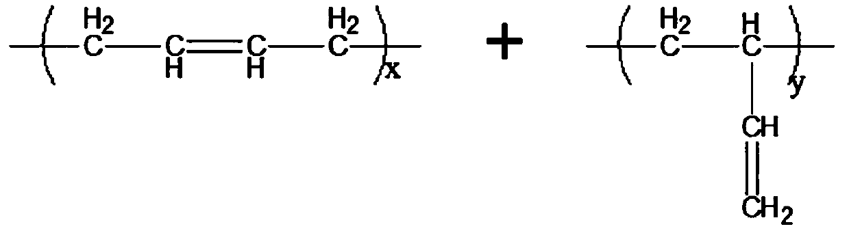 Rubber composition and rubber mixing method and low-tire-rolling-resistance tire using rubber composition