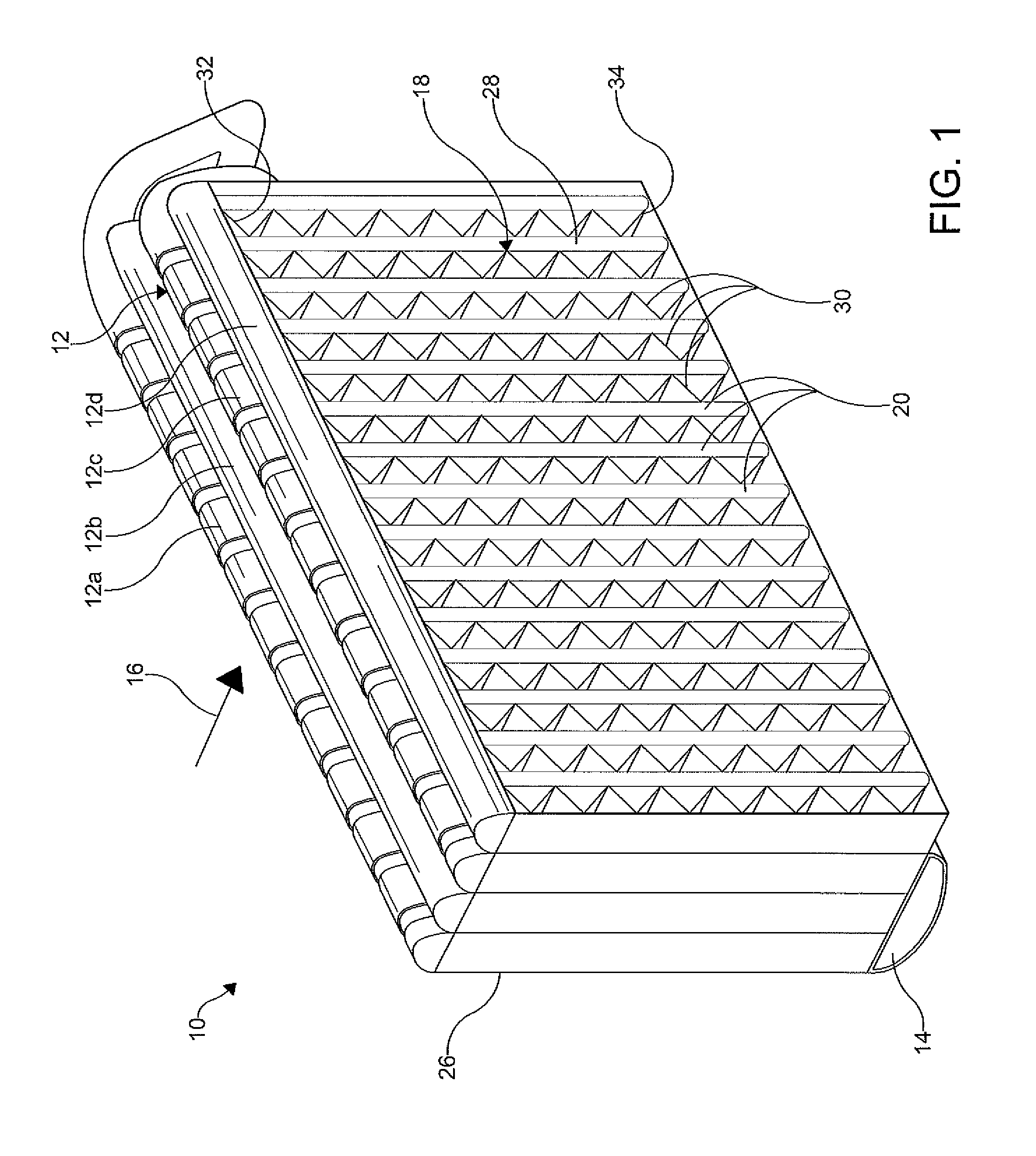 Tube-fin thermal storage evaporator