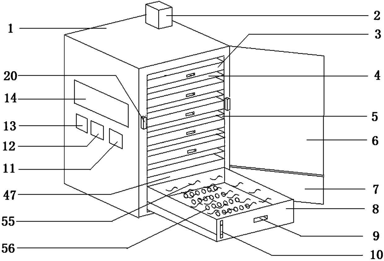 Dual-transmission type steaming and baking device for multi-flavor fresh corn