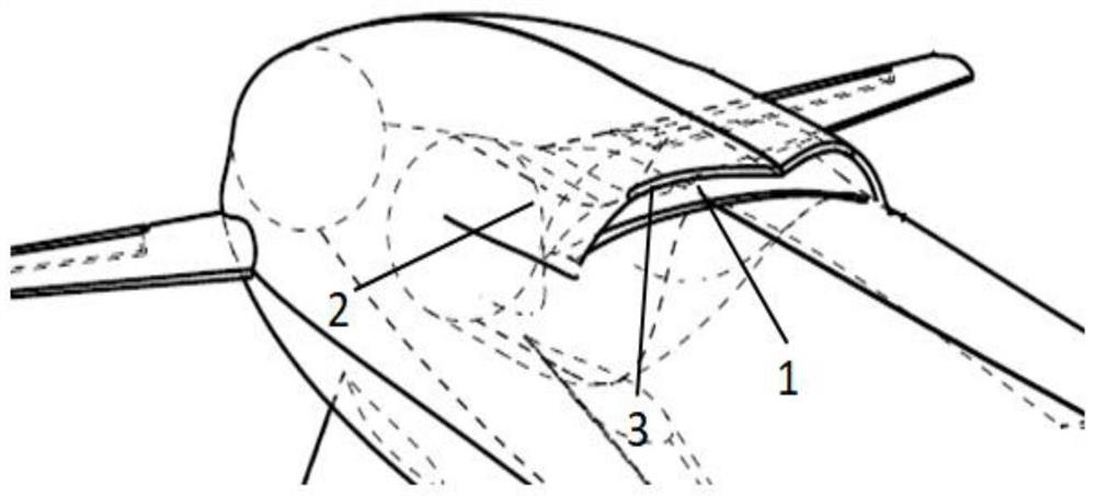 Low-resistance and high-efficiency subsonic speed air inlet channel