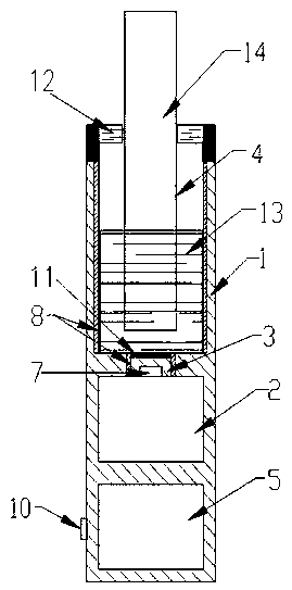 Microwave heating device for electronic cigarette