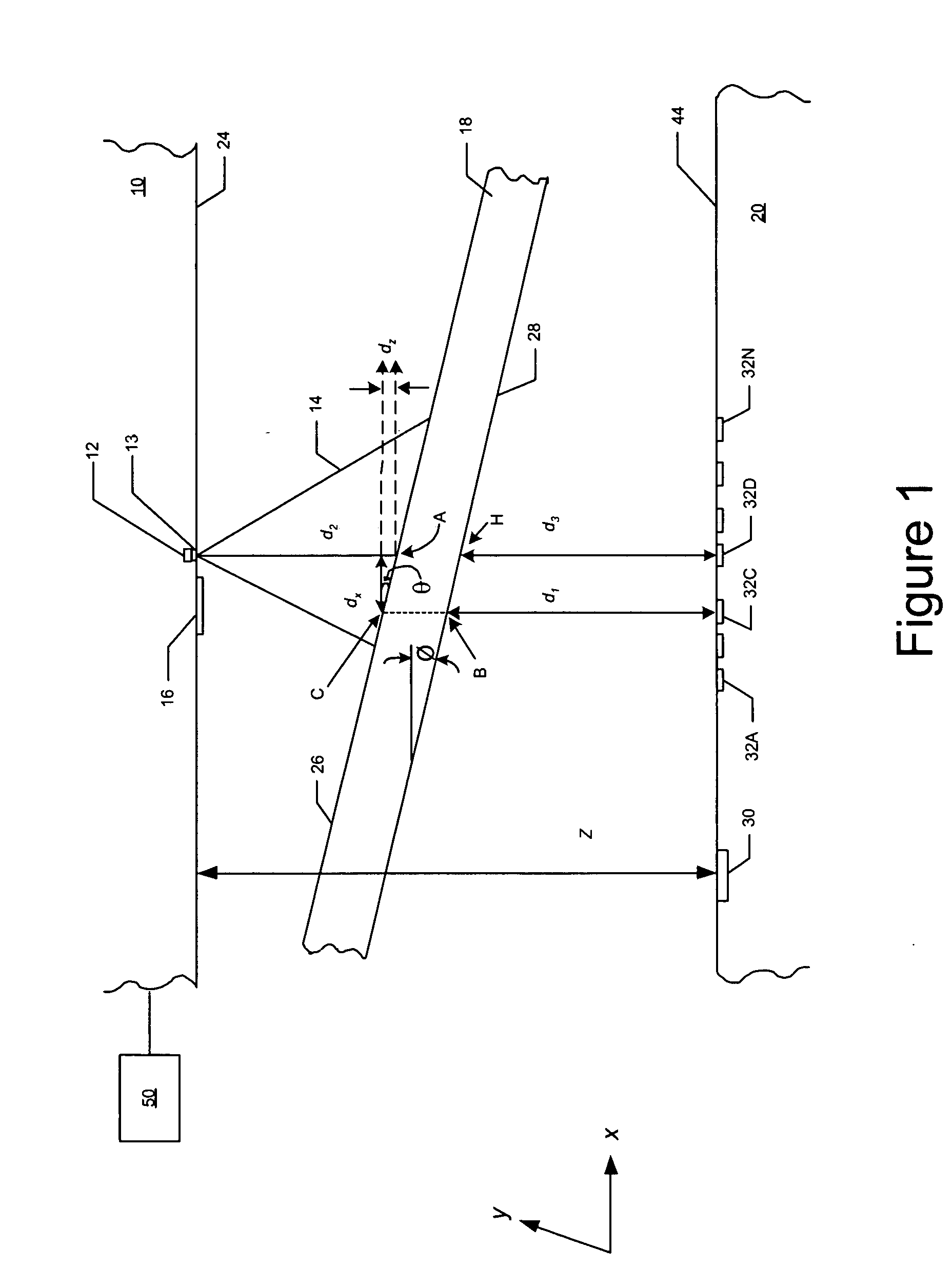 Thin thickness measurement method and apparatus