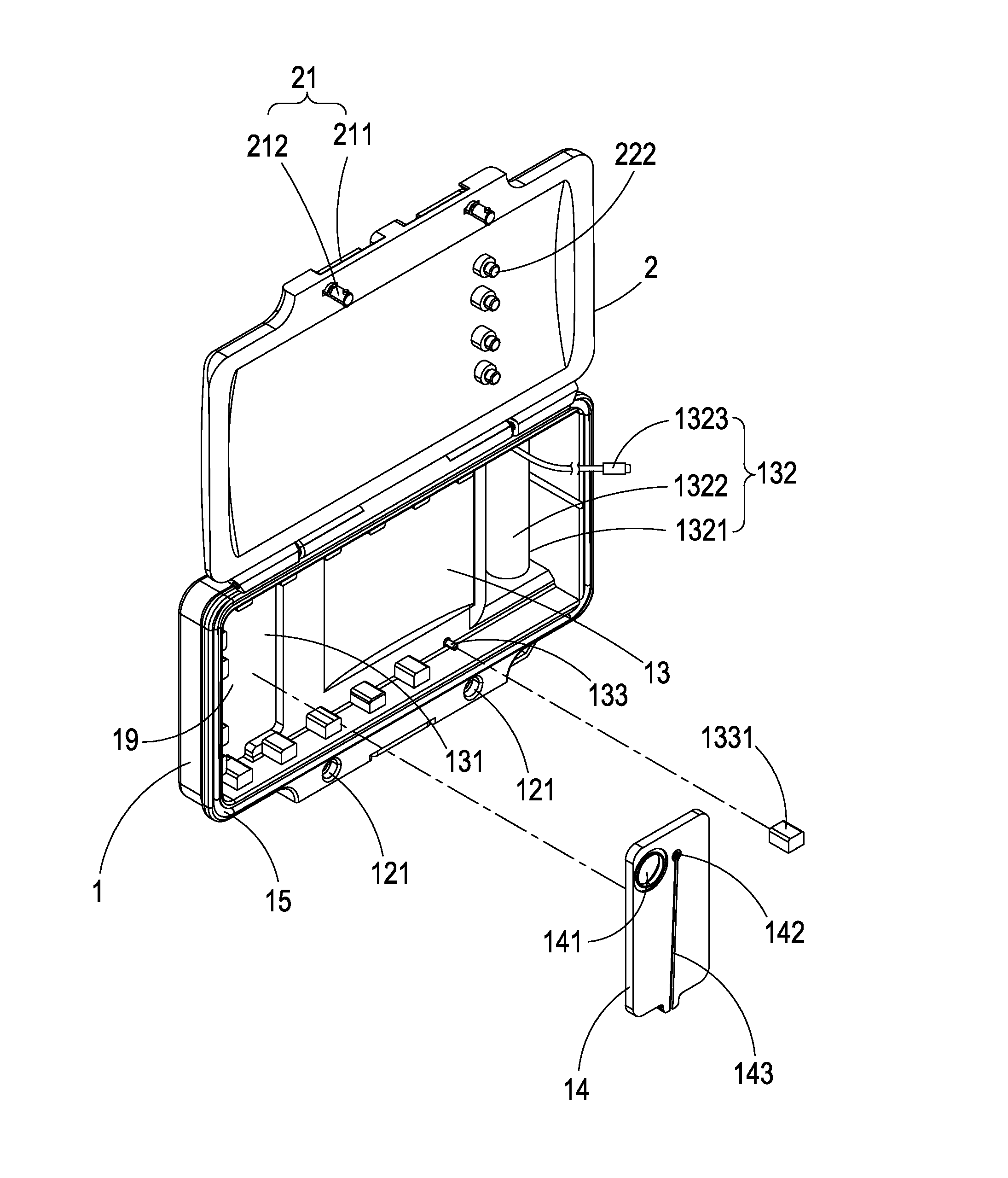 Waterproof device for cellphones