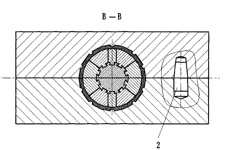 Forming die of special-shaped flexible bellows artificial muscle