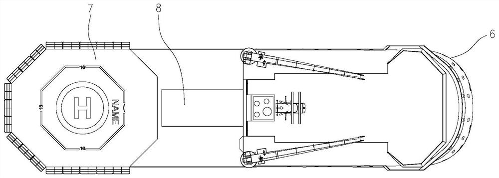 Drifting ship for polar scientific investigation