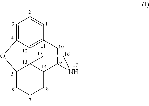 Methods of Producing Stabilized Solid Dosage Pharmaceutical Compositions Containing Morphinans