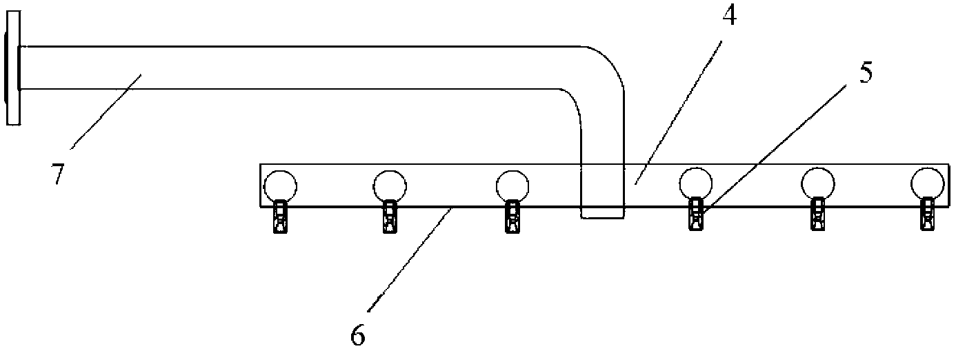 Device for producing coarse titanium tetrachloride by low-temperature fluidizing chlorination