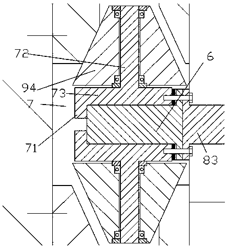 A processing device capable of reciprocating movement of a processing head