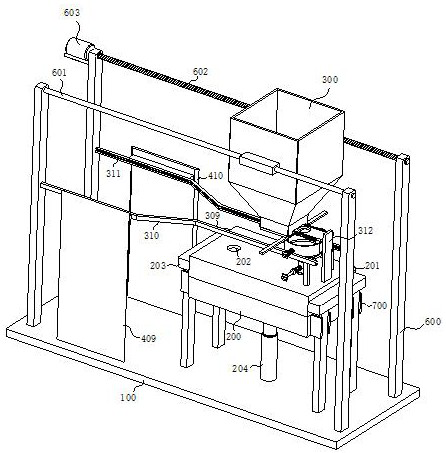 Precision casting equipment for high-strength aluminum alloy, and working method