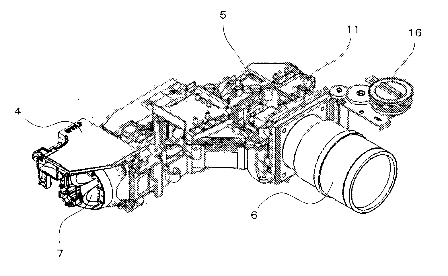 Lens shifting device and projection display device including the same