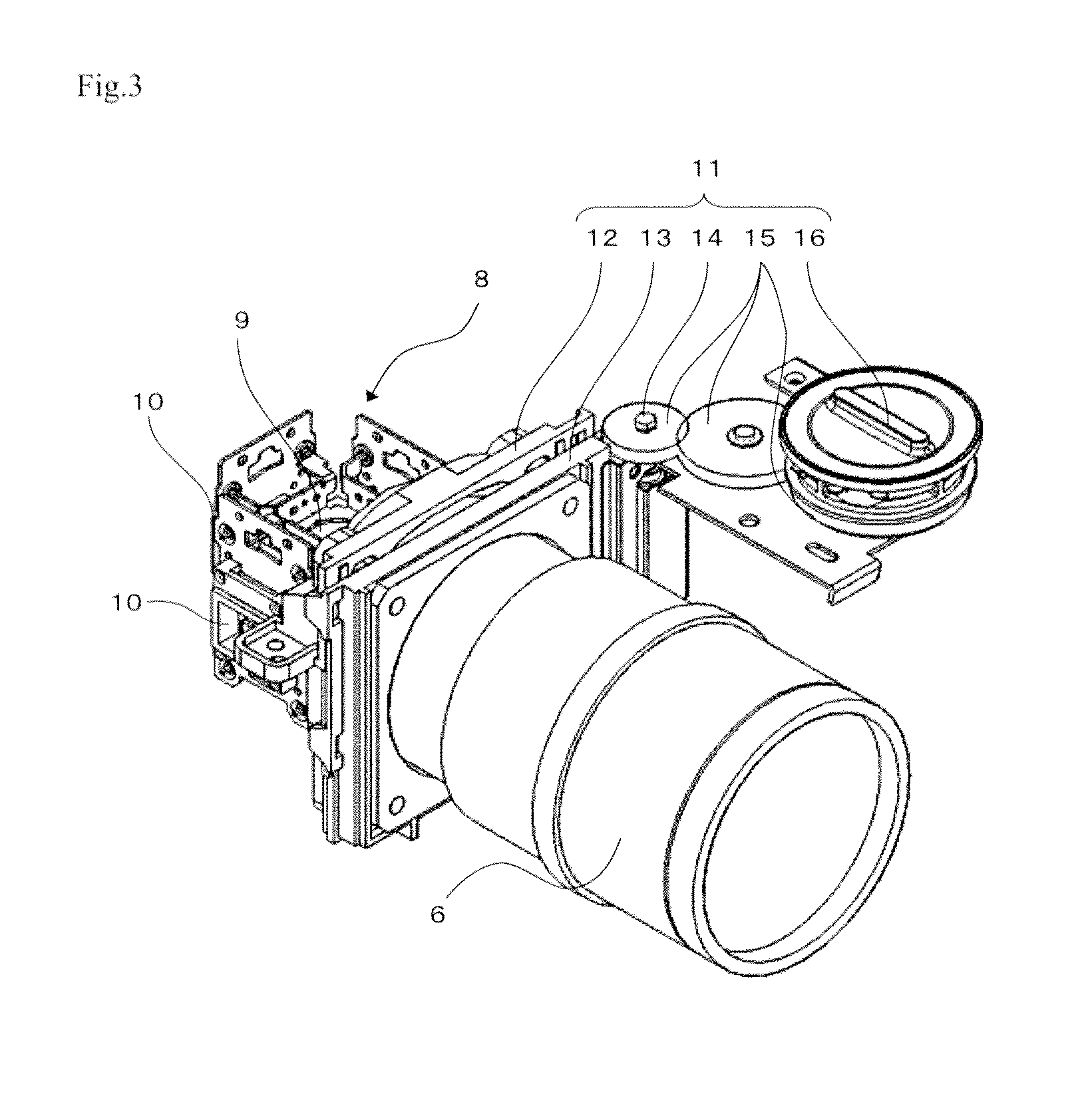 Lens shifting device and projection display device including the same