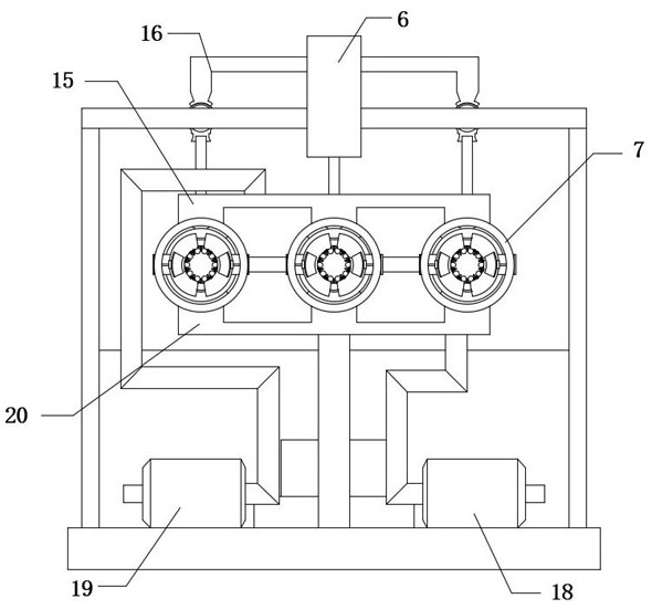 A kind of straightening equipment for steel wire rope production