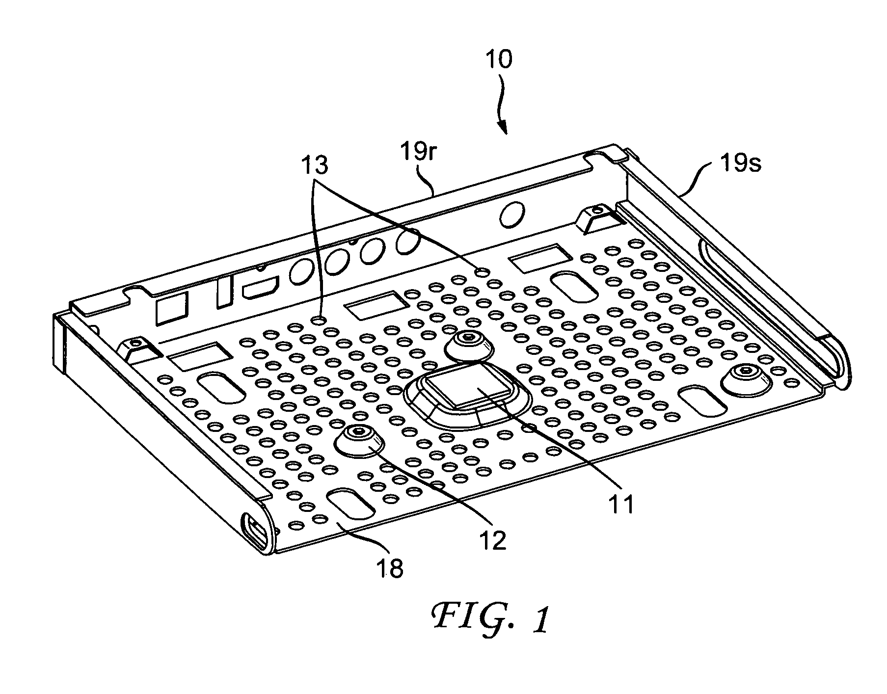 Set-top box having microperforations