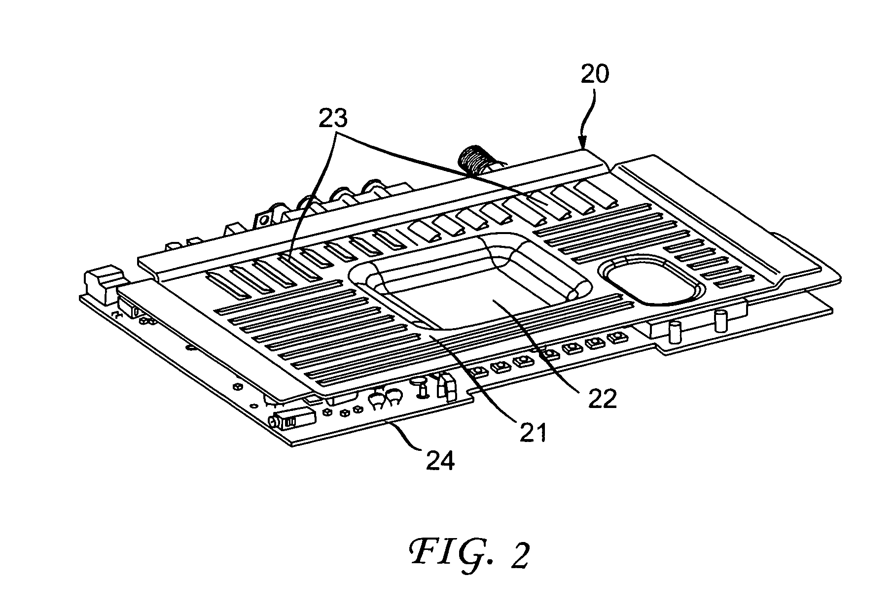 Set-top box having microperforations