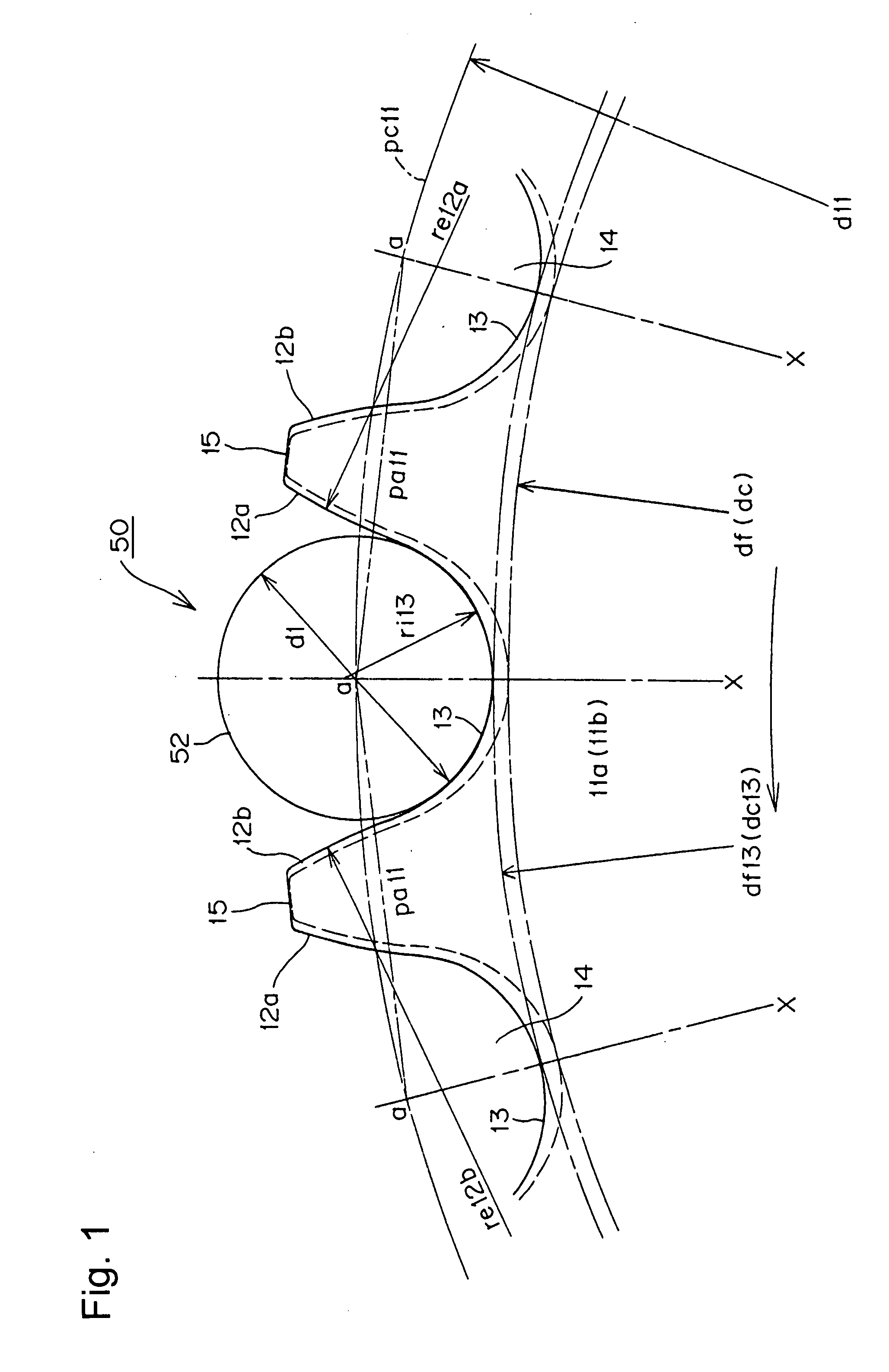 Chain transmission device