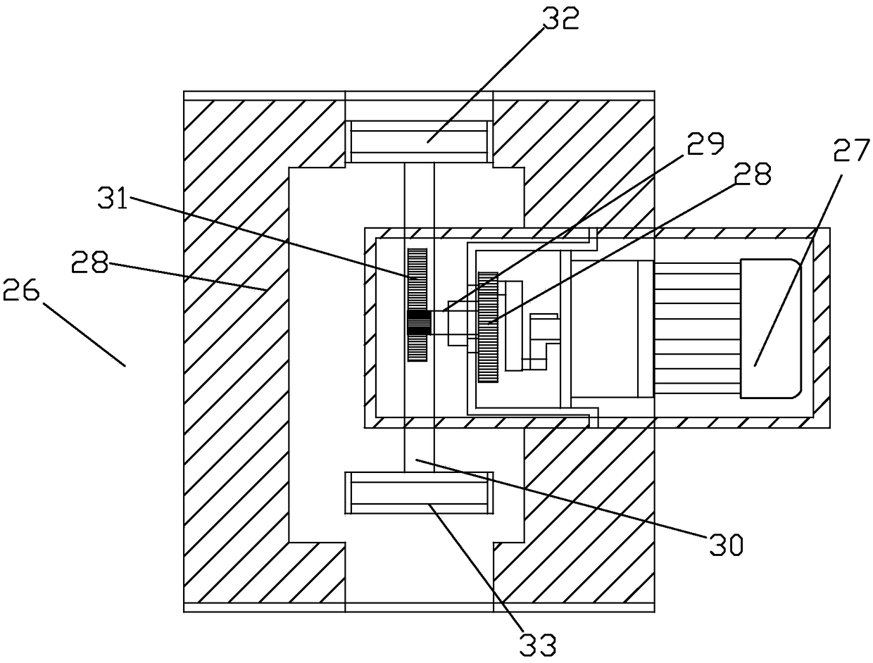 Printing and dyeing device on color printing packaging production assembly line