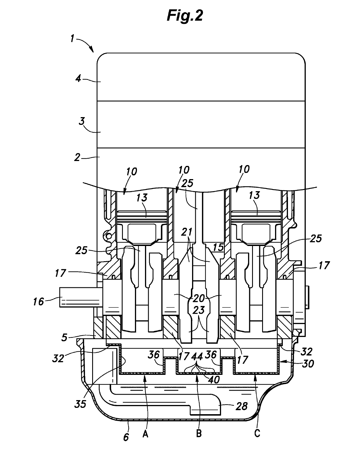 Baffle plate for oil pan