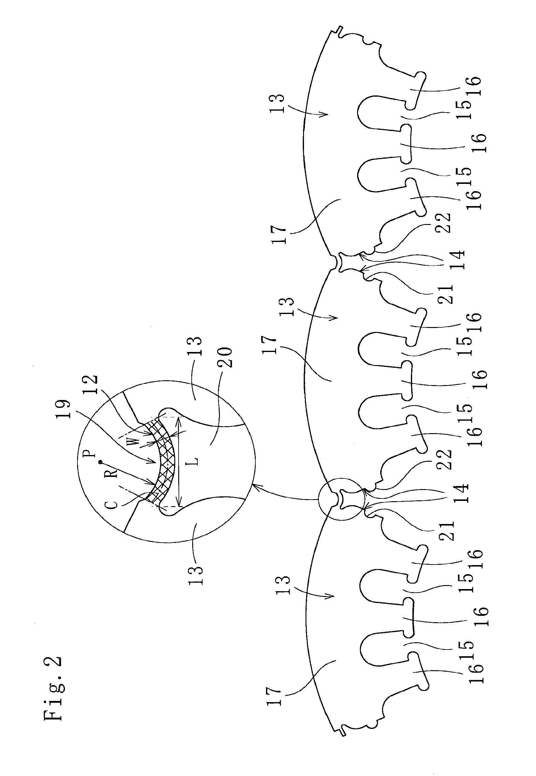 Laminated core and method for manufacturing the same