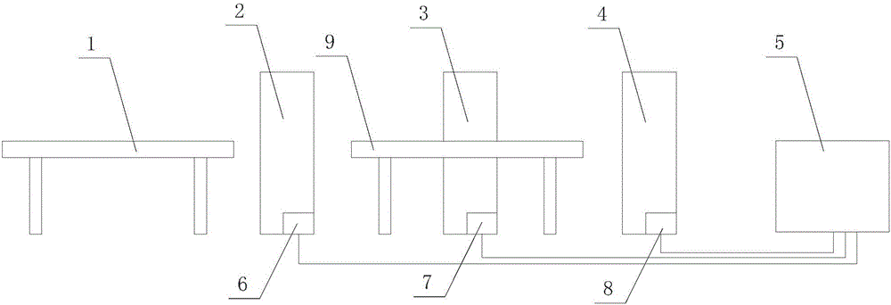 Glue injecting production line for loudspeaker