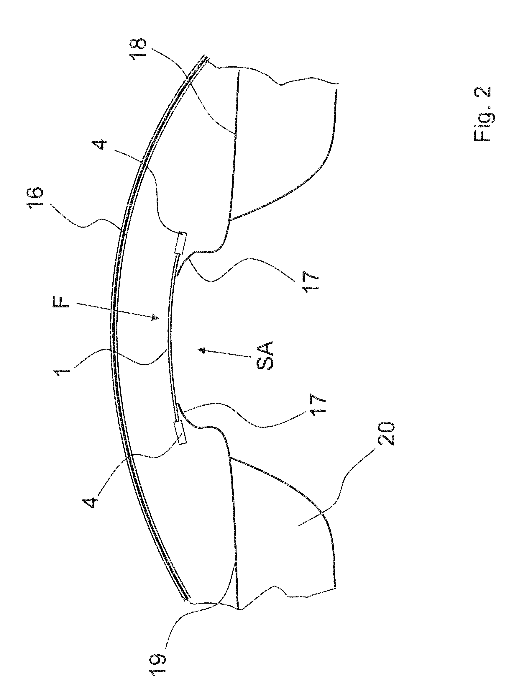 Flat light, in particular for aircraft cabins