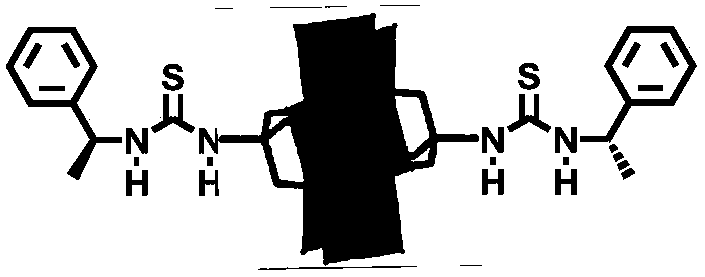 (r)-1-(1-phenylethyl)thiourea-modified mn-anderson type heteropolyacid catalyst, preparation method and application thereof