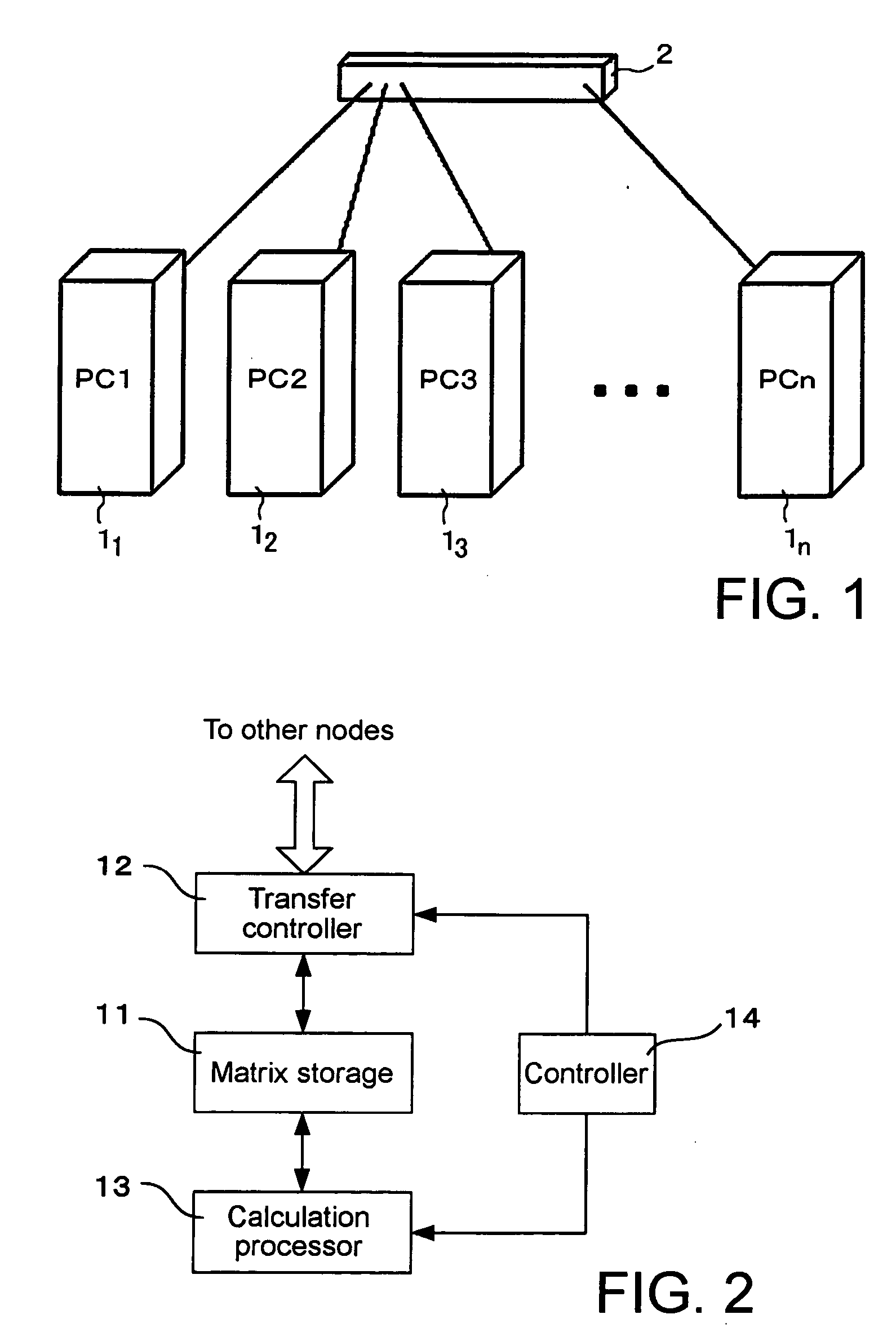 Parallel calculation method and device