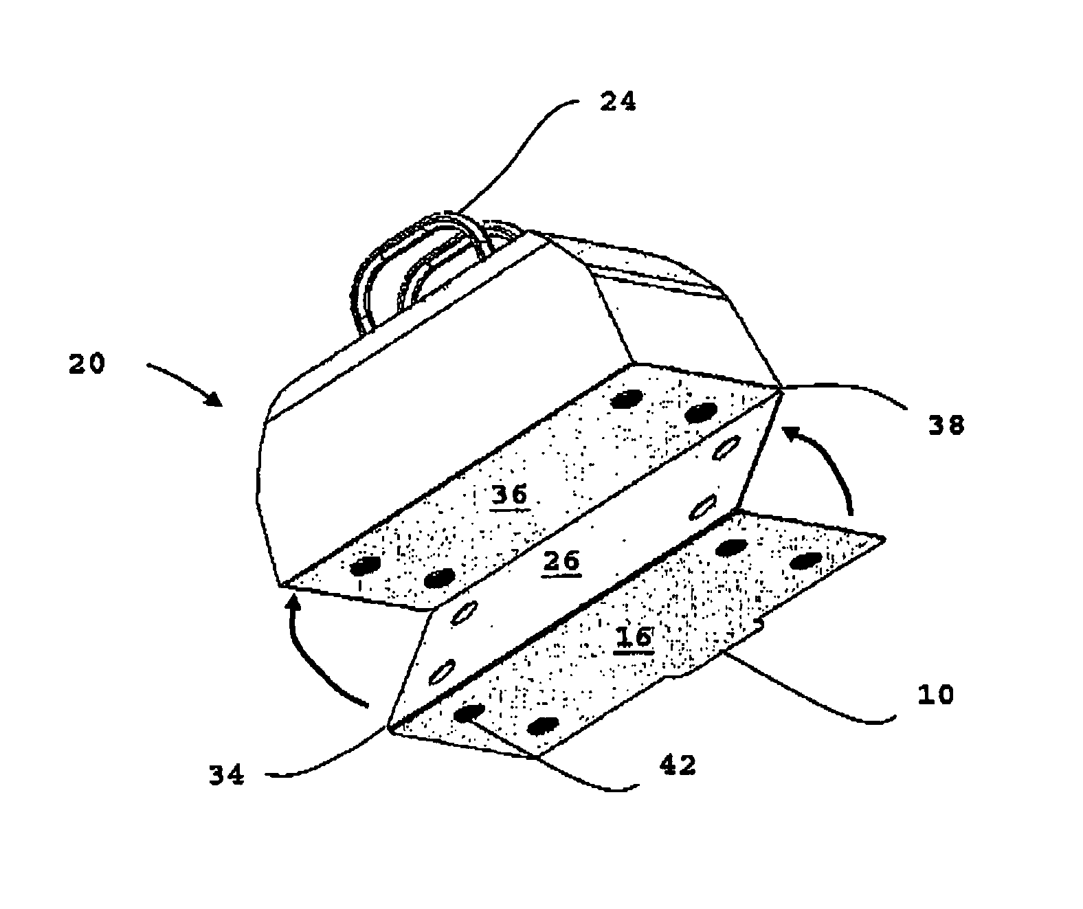 Floor shield carrying bag accessory