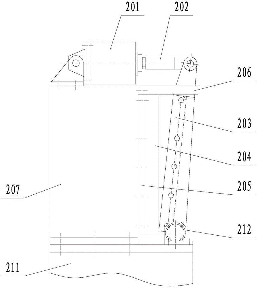 Upright iron core rolling machine