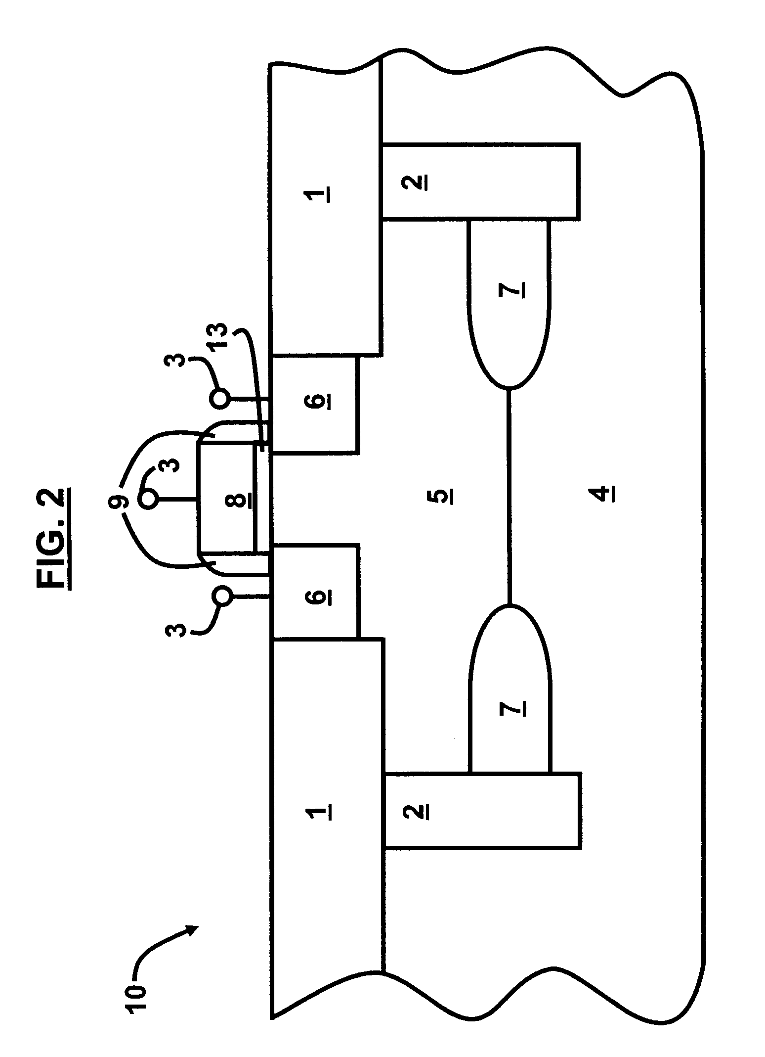 Structure and method for latchup suppression utilizing trench and masked sub-collector implantation