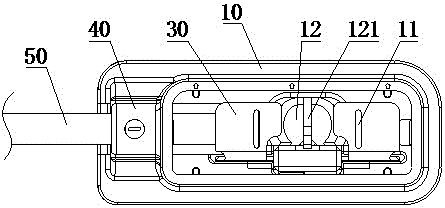 Super-narrow split bypass module photovoltaic junction box