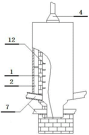 Oxygen-enriched side-blown double-zone molten pool smelting furnace and method for smelting matte copper-containing complex materials