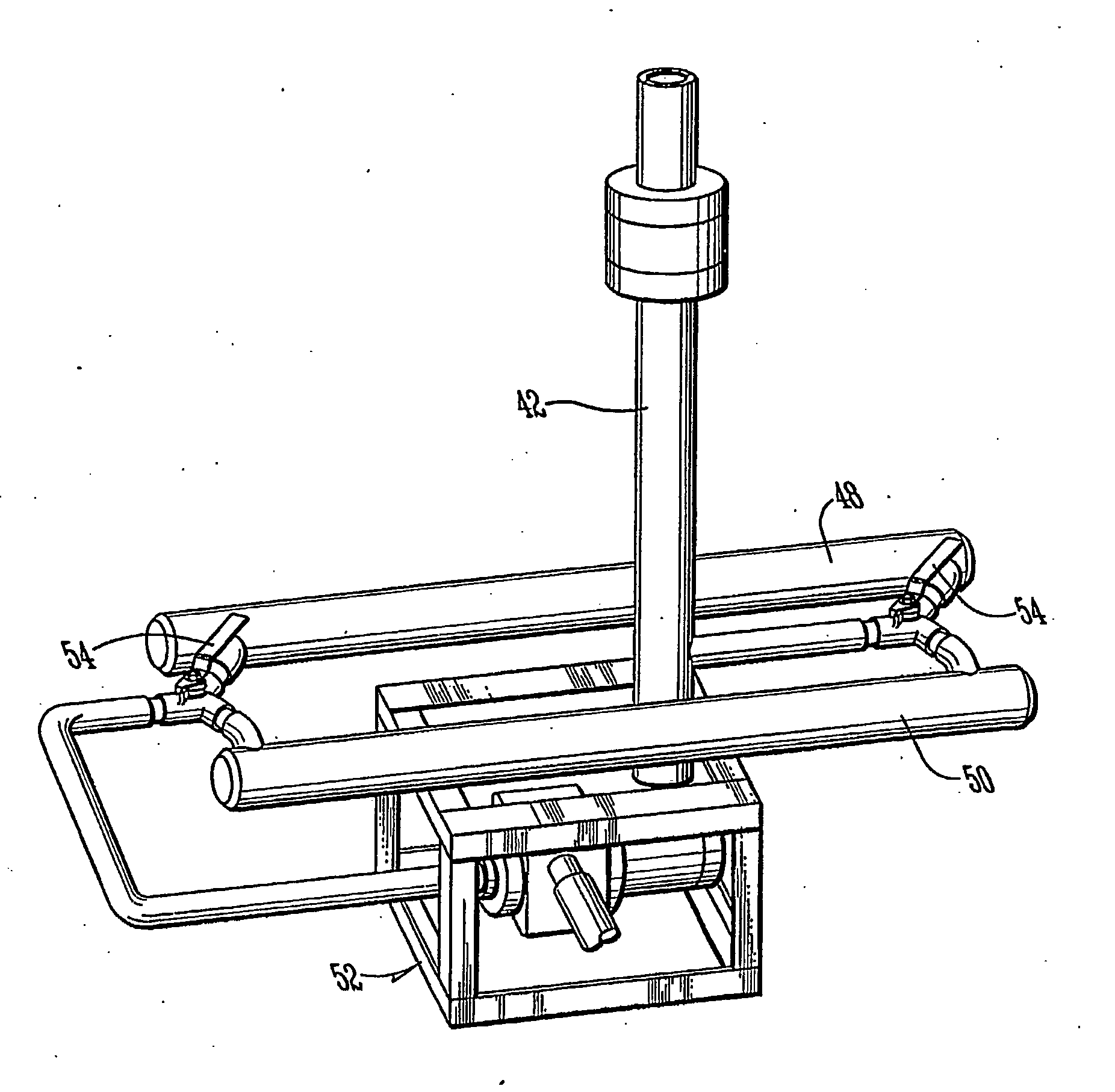 Application System with Recycle and Related Use of Antimicrobial Quaternary Ammonium Compound