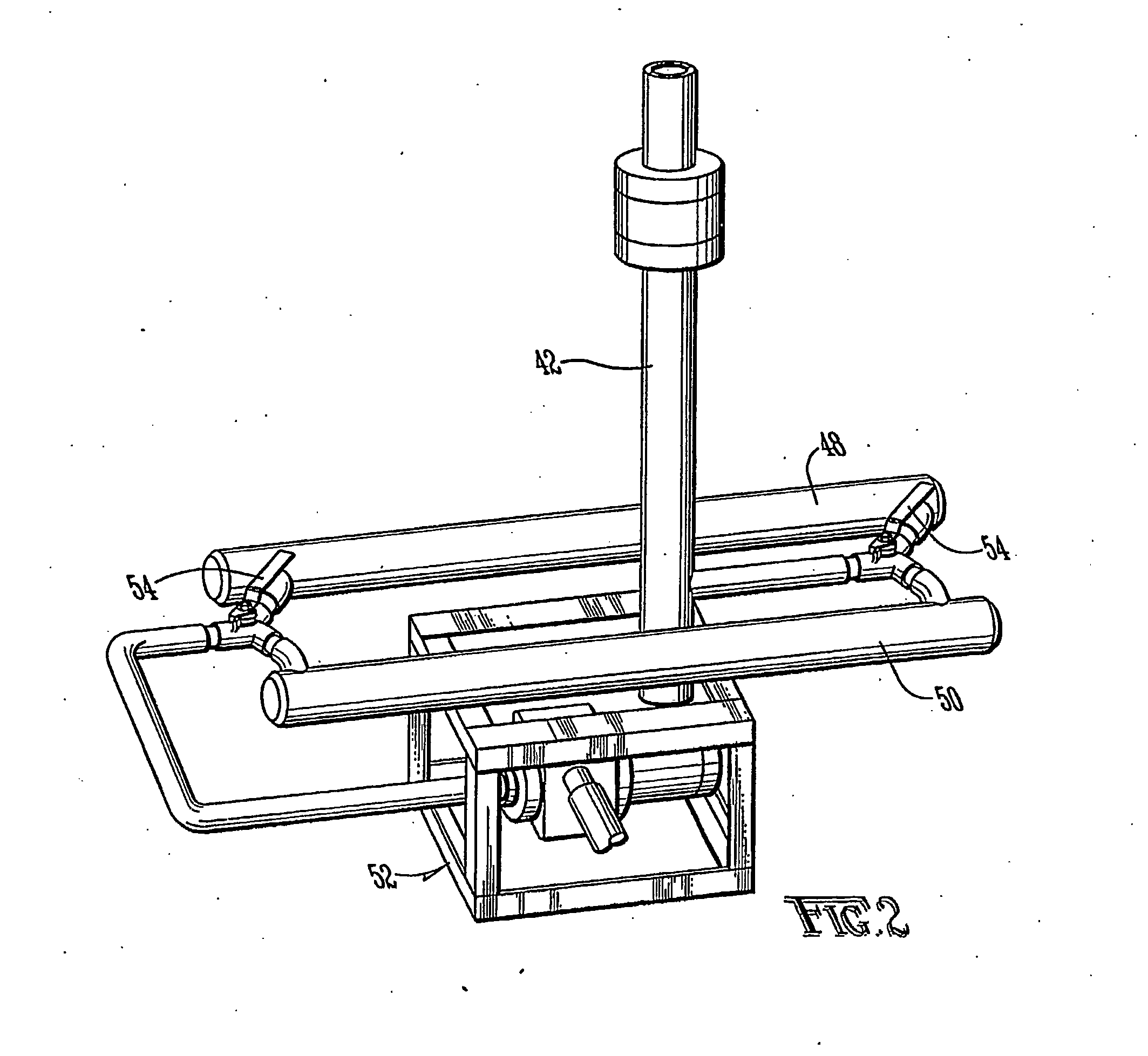 Application System with Recycle and Related Use of Antimicrobial Quaternary Ammonium Compound