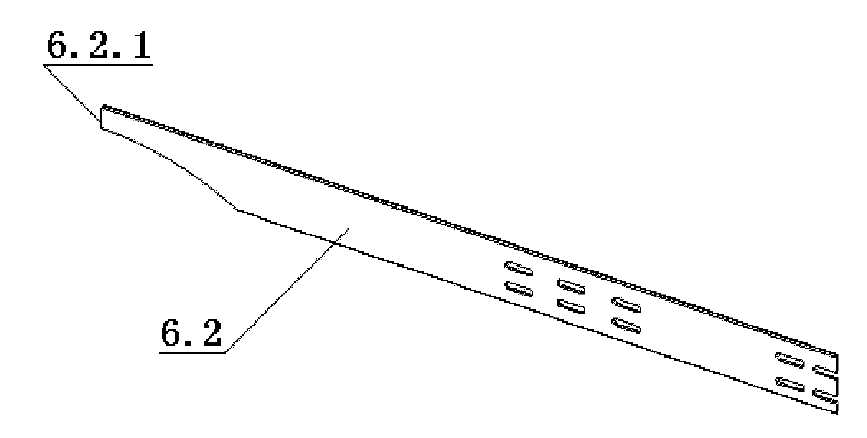 Chassis of railway bathtub open wagon