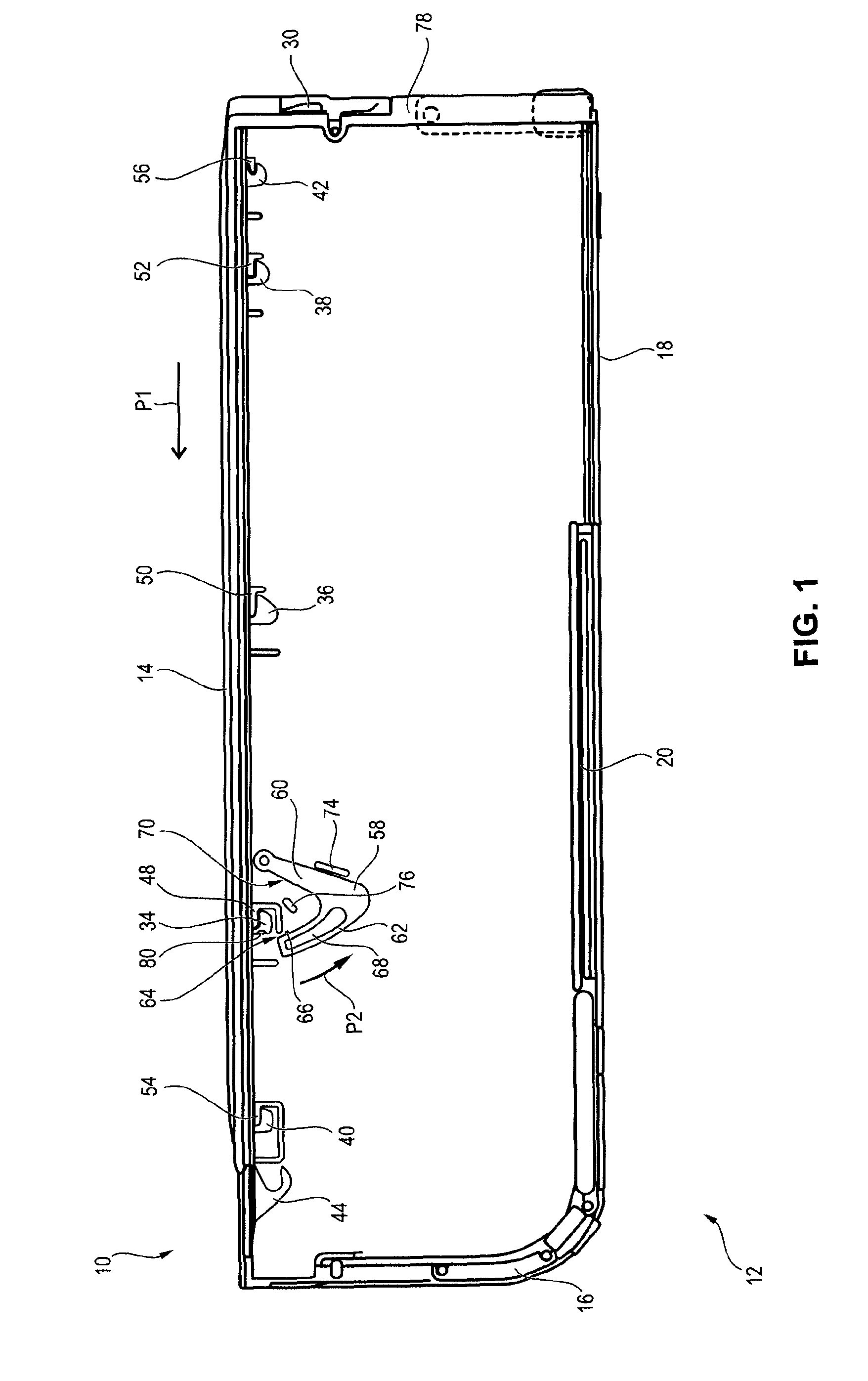 Container for receiving vouchers and method for closing container having a housing part and a cover for receiving vouchers