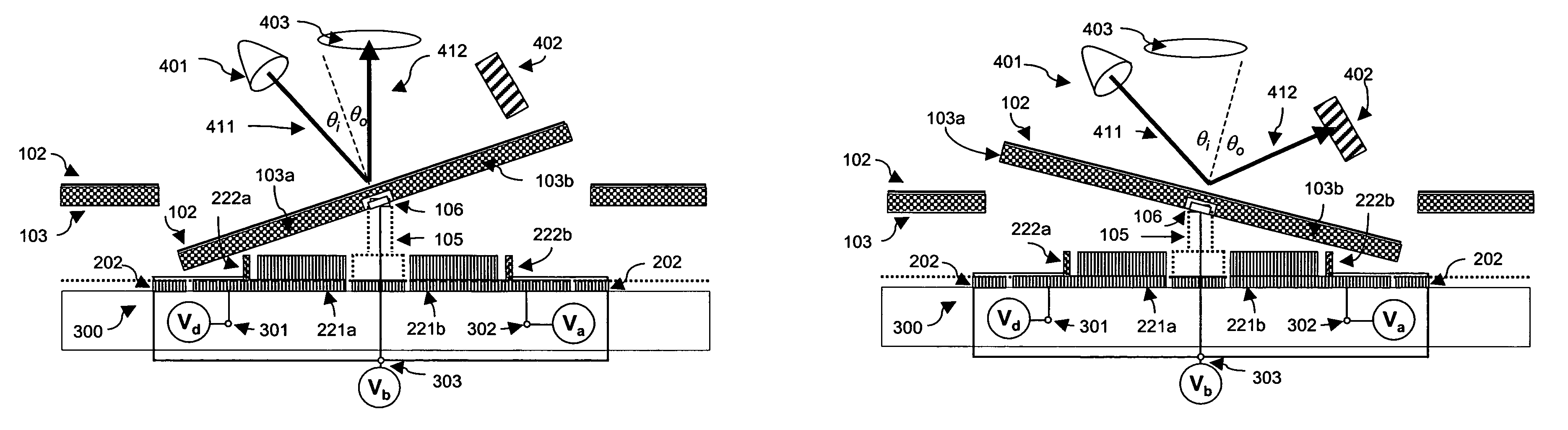 High contrast spatial light modulator