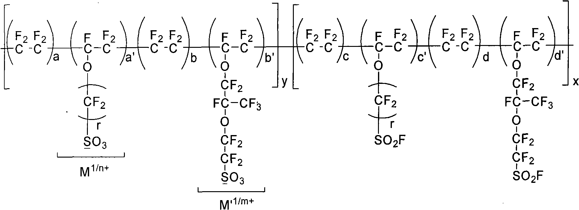 Functional perfluoro resin and preparation method thereof